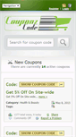 Mobile Screenshot of couponzcode.com